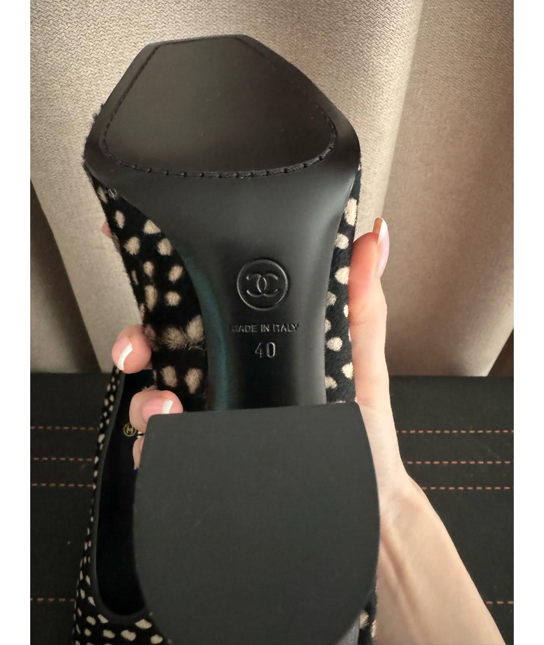 CHANEL Кожаные туфли, фото 4