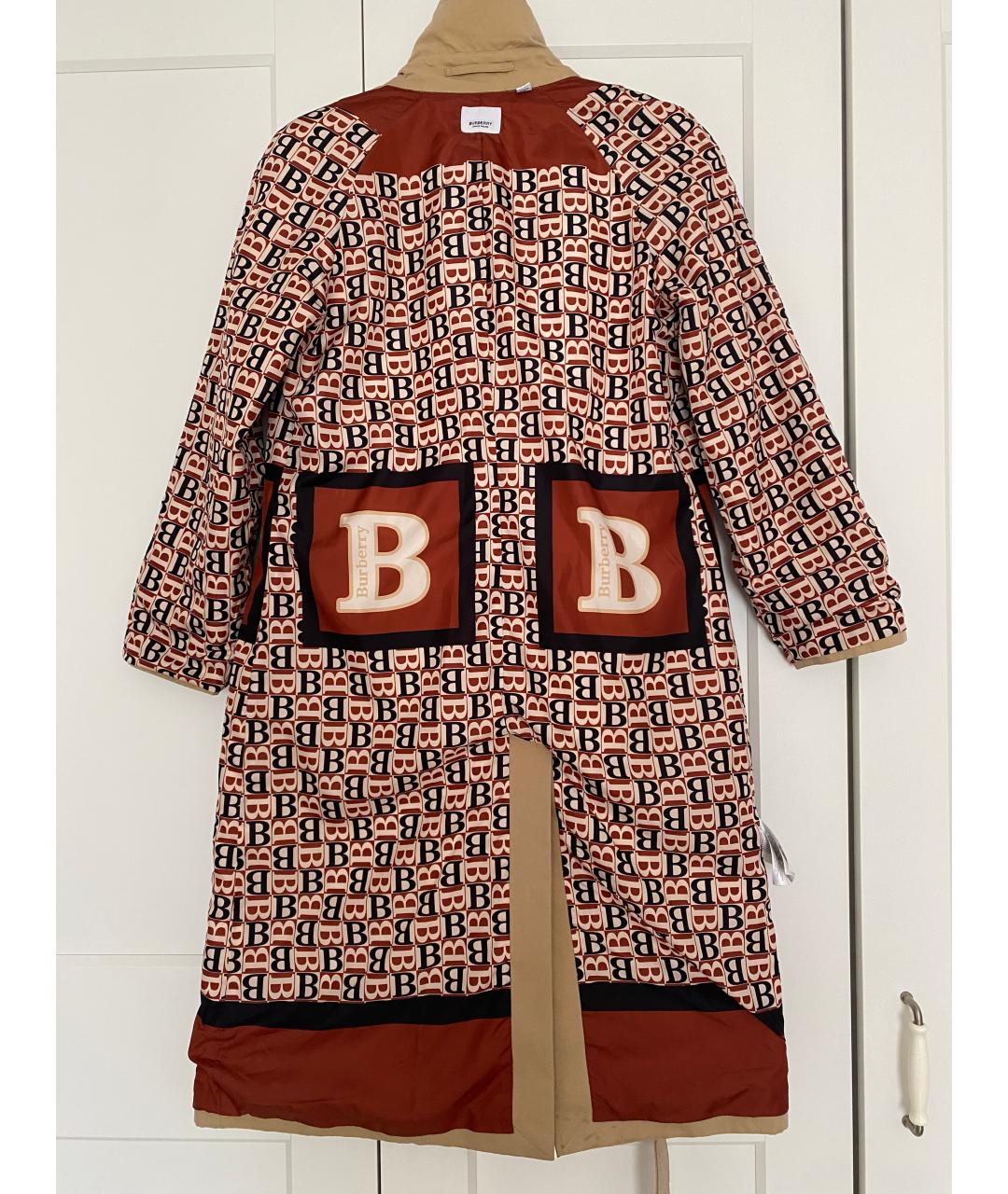 BURBERRY Бежевый хлопковый тренч/плащ, фото 7