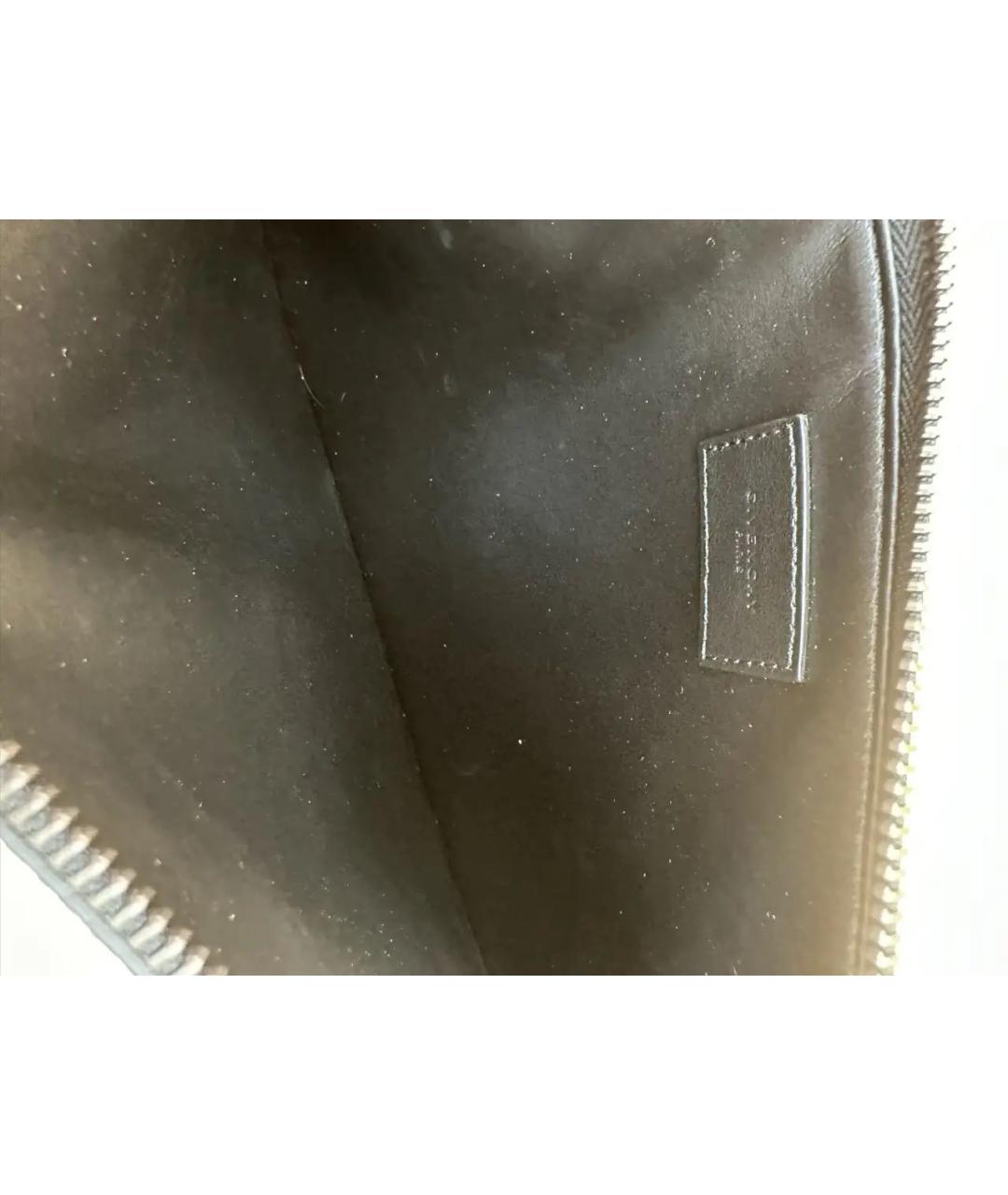 GIVENCHY Черная кожаная папка для документов, фото 6