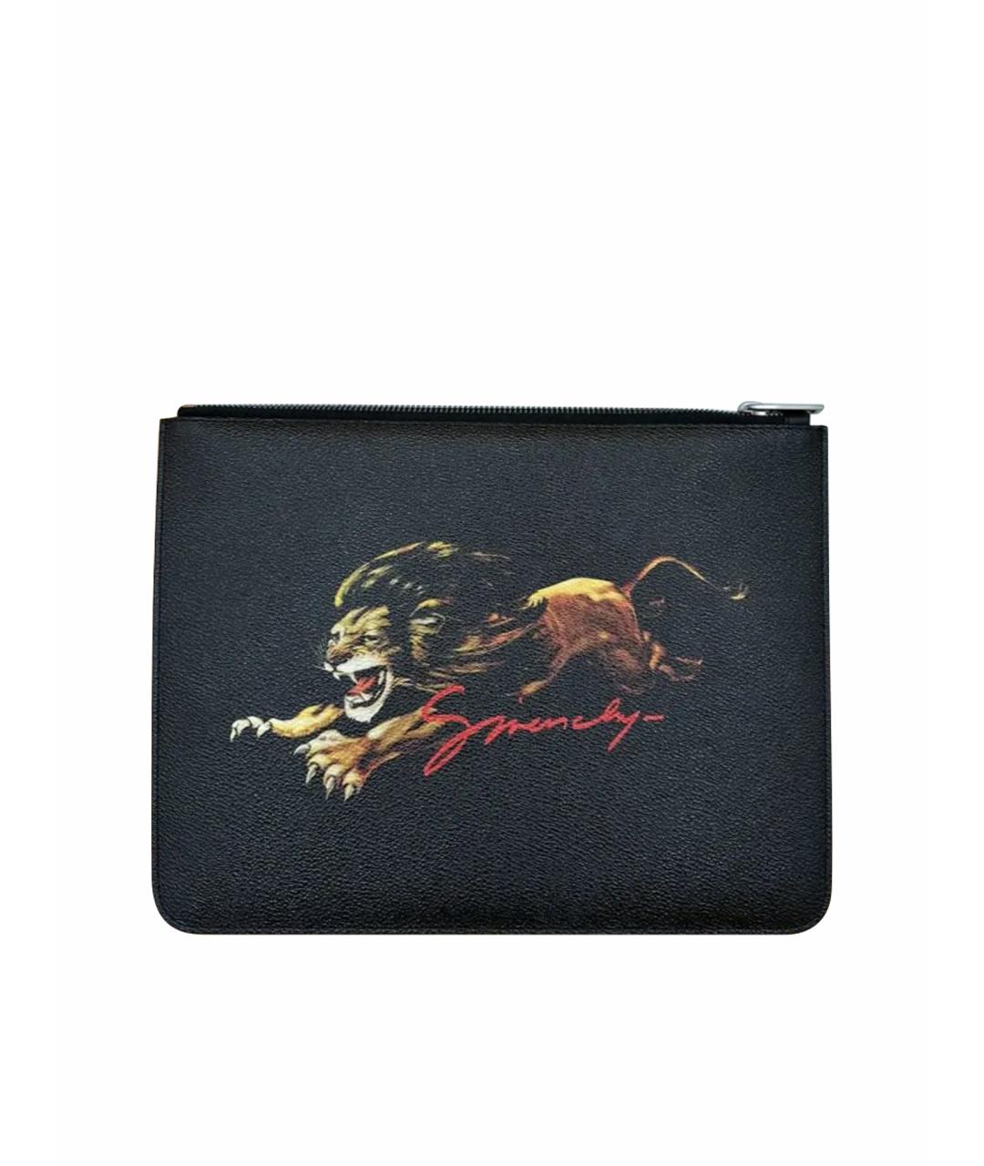 GIVENCHY Черная кожаная папка для документов, фото 1