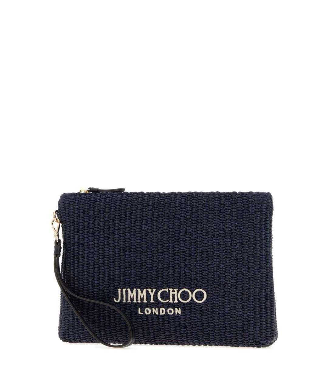 JIMMY CHOO Синяя сумка с короткими ручками, фото 2