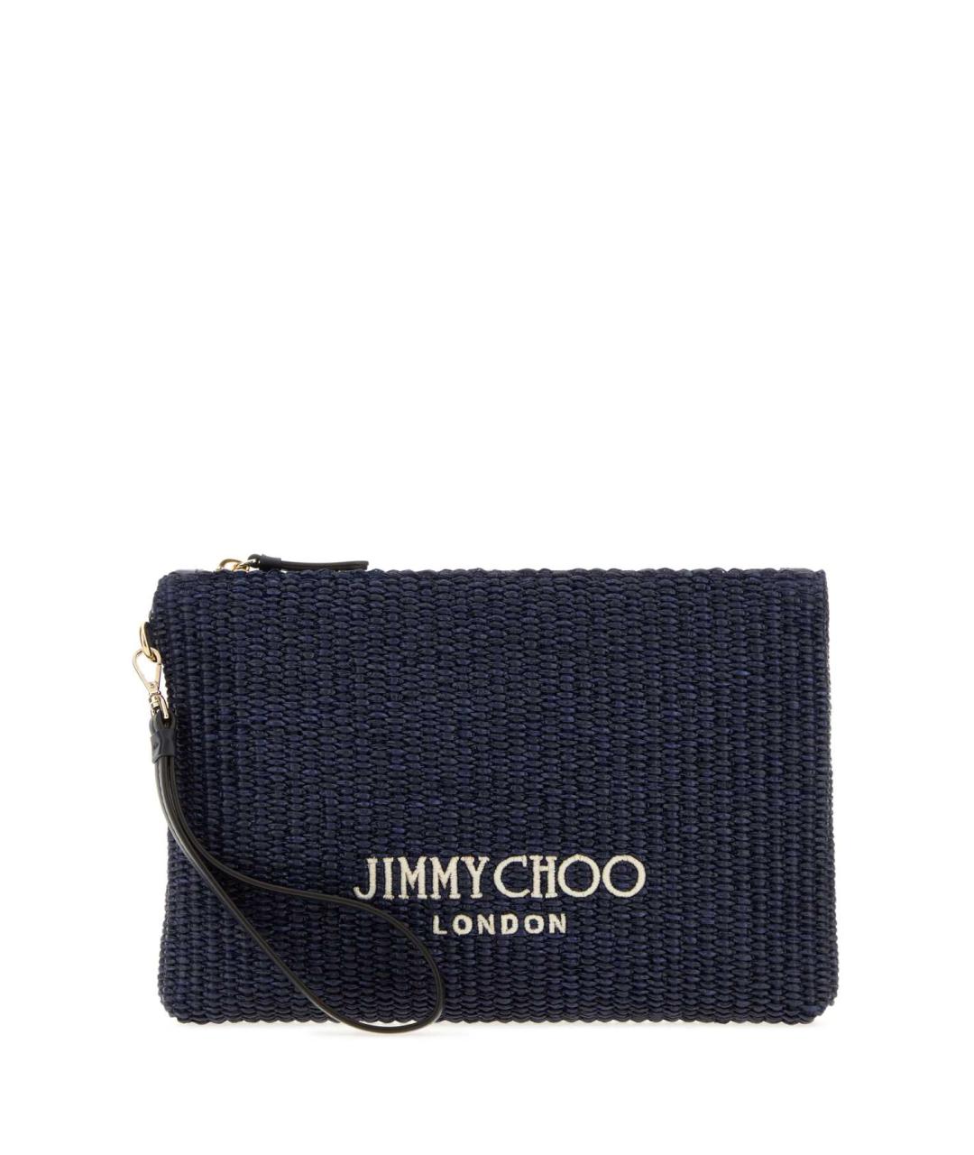 JIMMY CHOO Синяя сумка с короткими ручками, фото 1