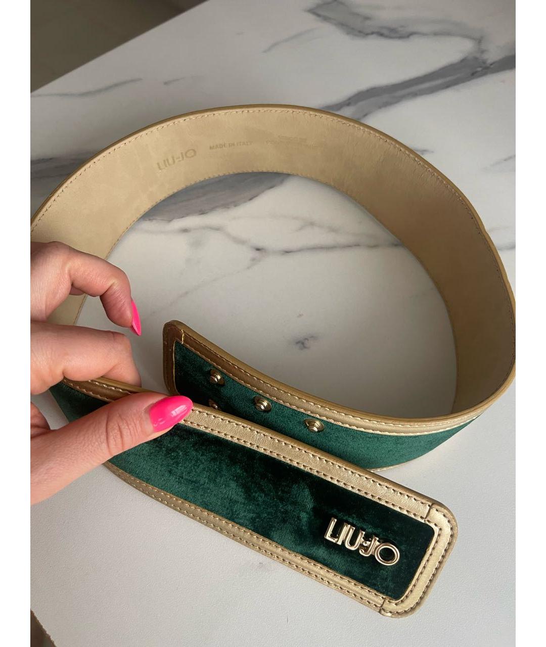 LIU JO Зеленый ремень, фото 4