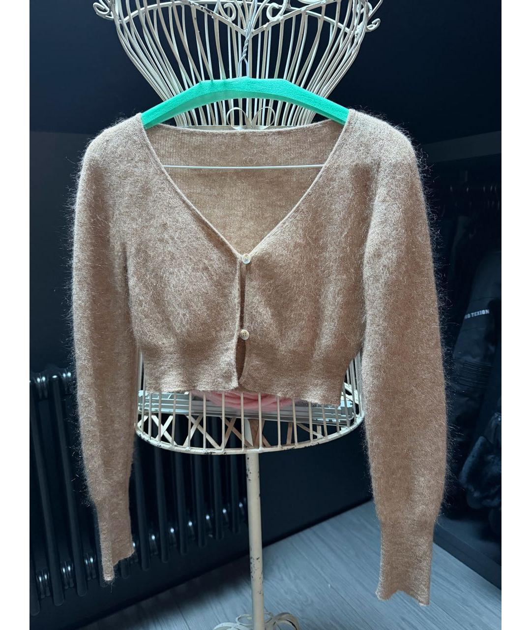 JACQUEMUS Коричневый шерстяной джемпер / свитер, фото 4