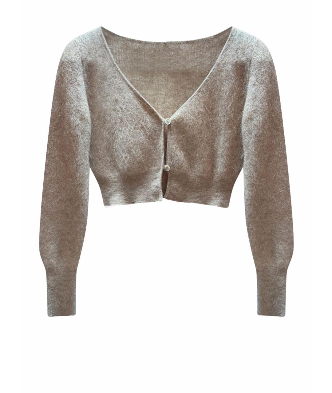 JACQUEMUS Коричневый шерстяной джемпер / свитер, фото 1