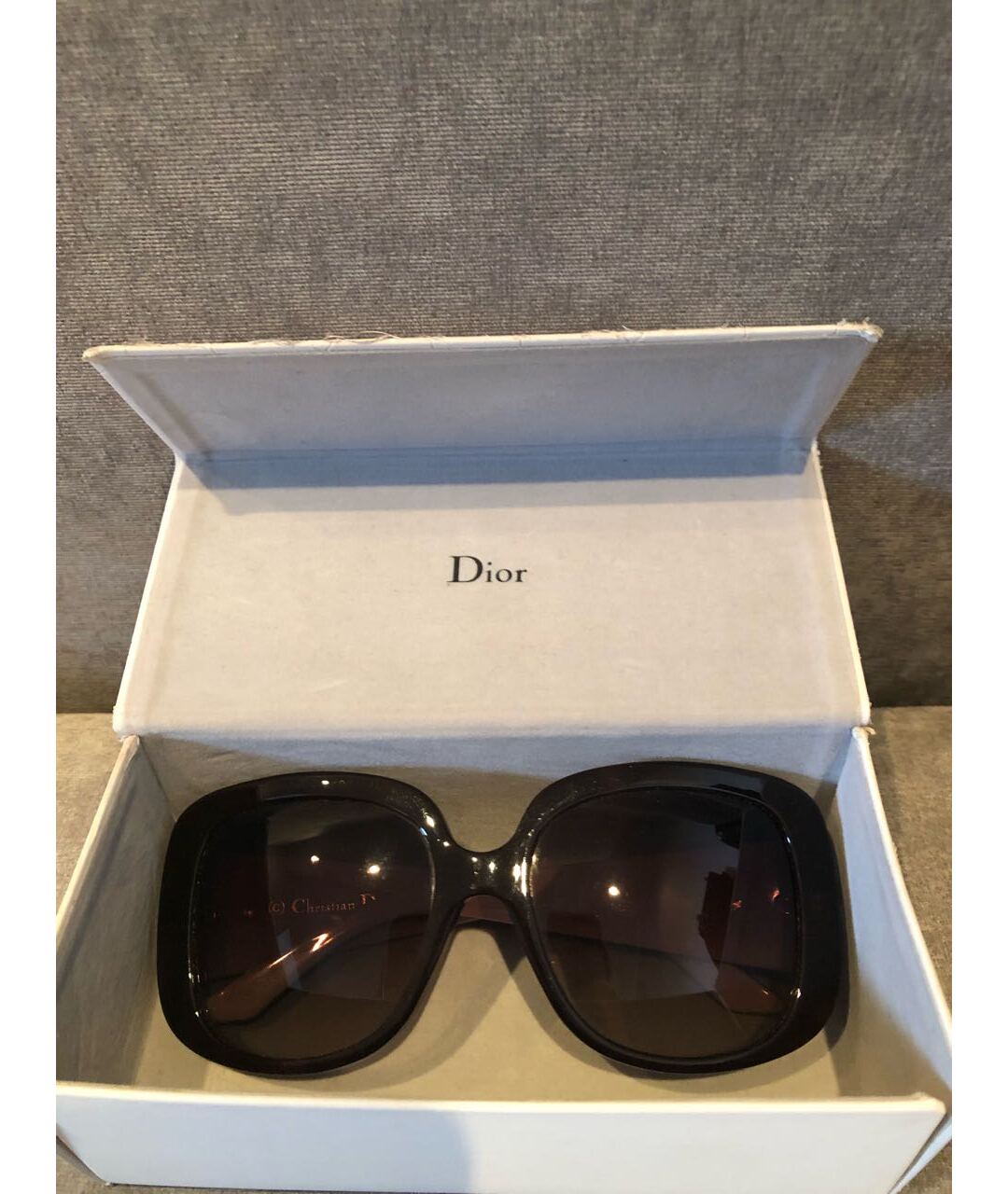 CHRISTIAN DIOR Мульти пластиковые солнцезащитные очки, фото 5