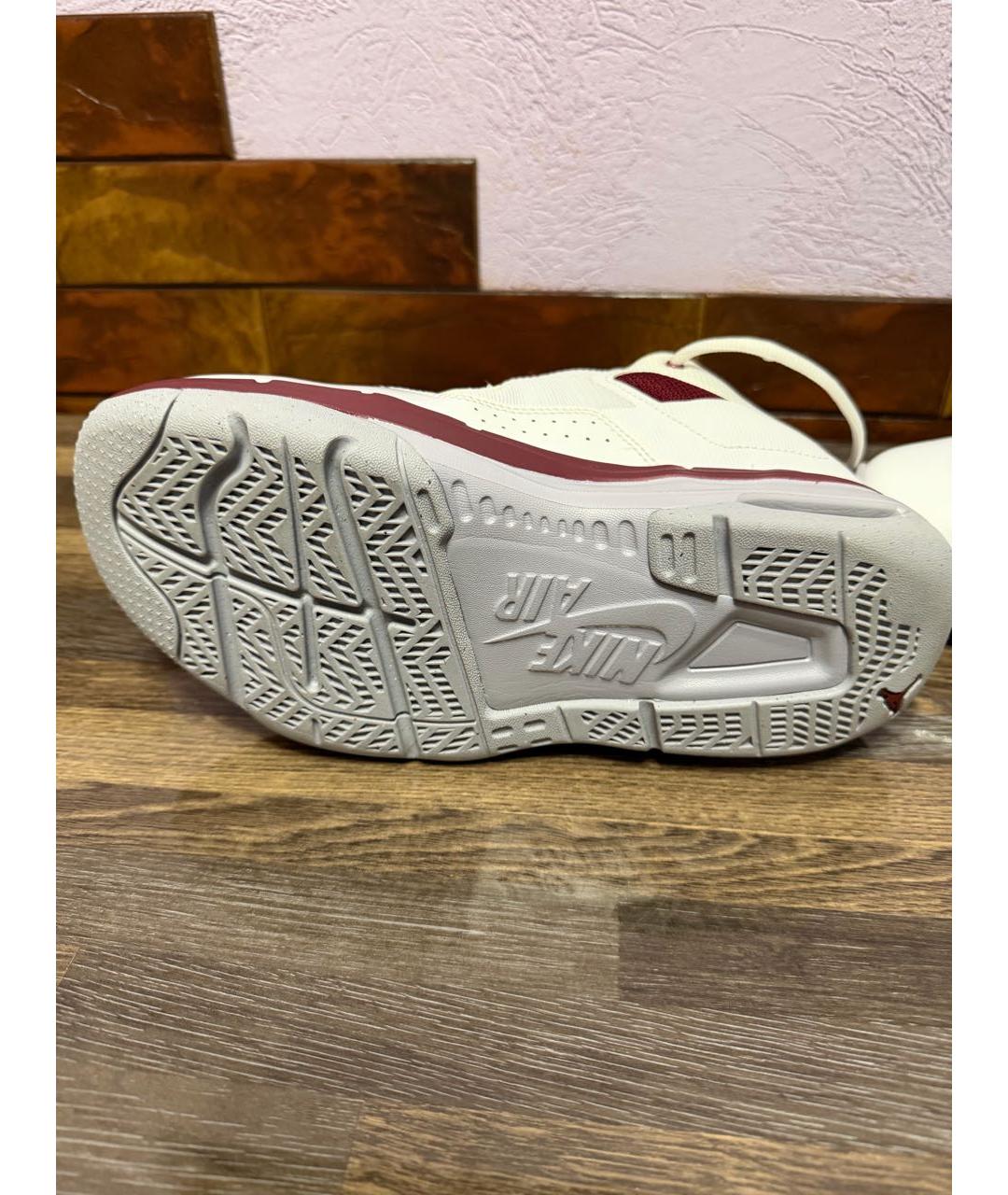 NIKE Белые кроссовки из лакированной кожи, фото 6