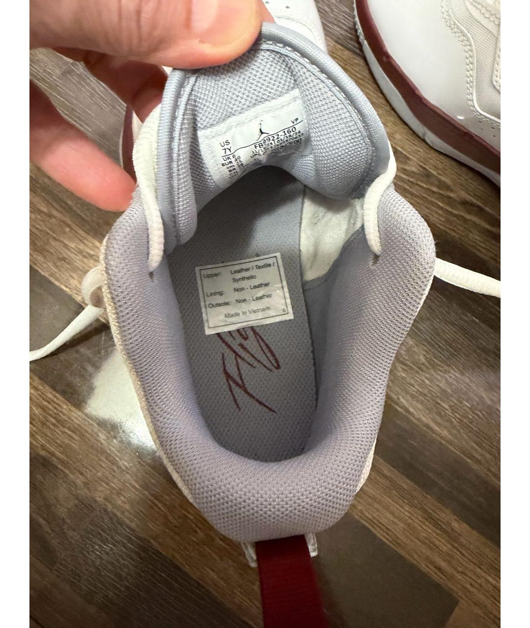 NIKE Белые кроссовки из лакированной кожи, фото 3