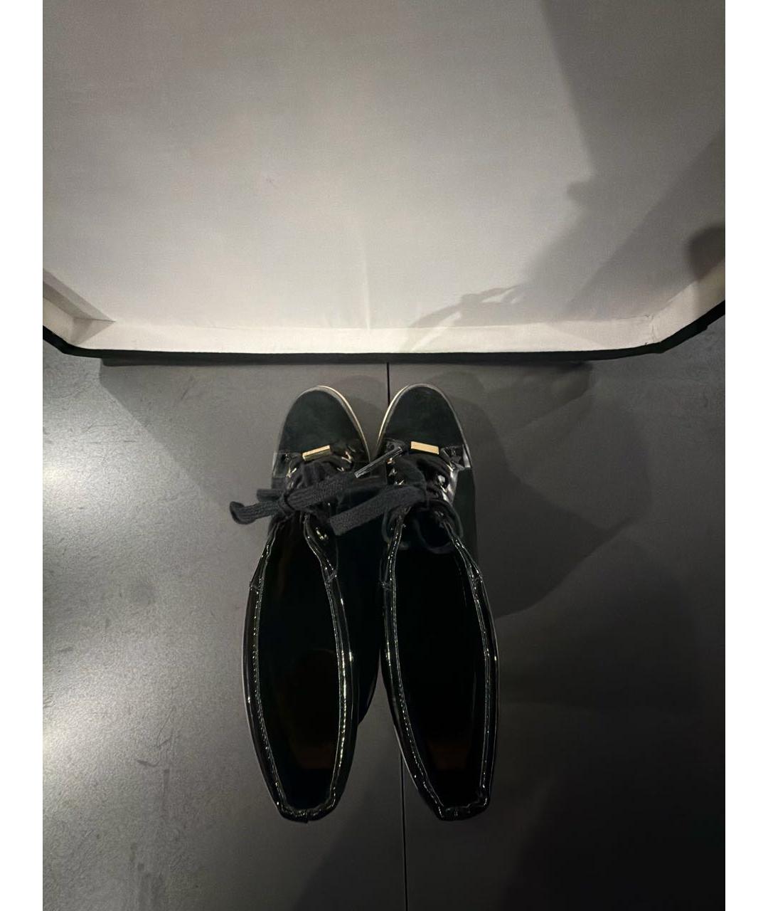 JIMMY CHOO Черные замшевые ботинки, фото 3