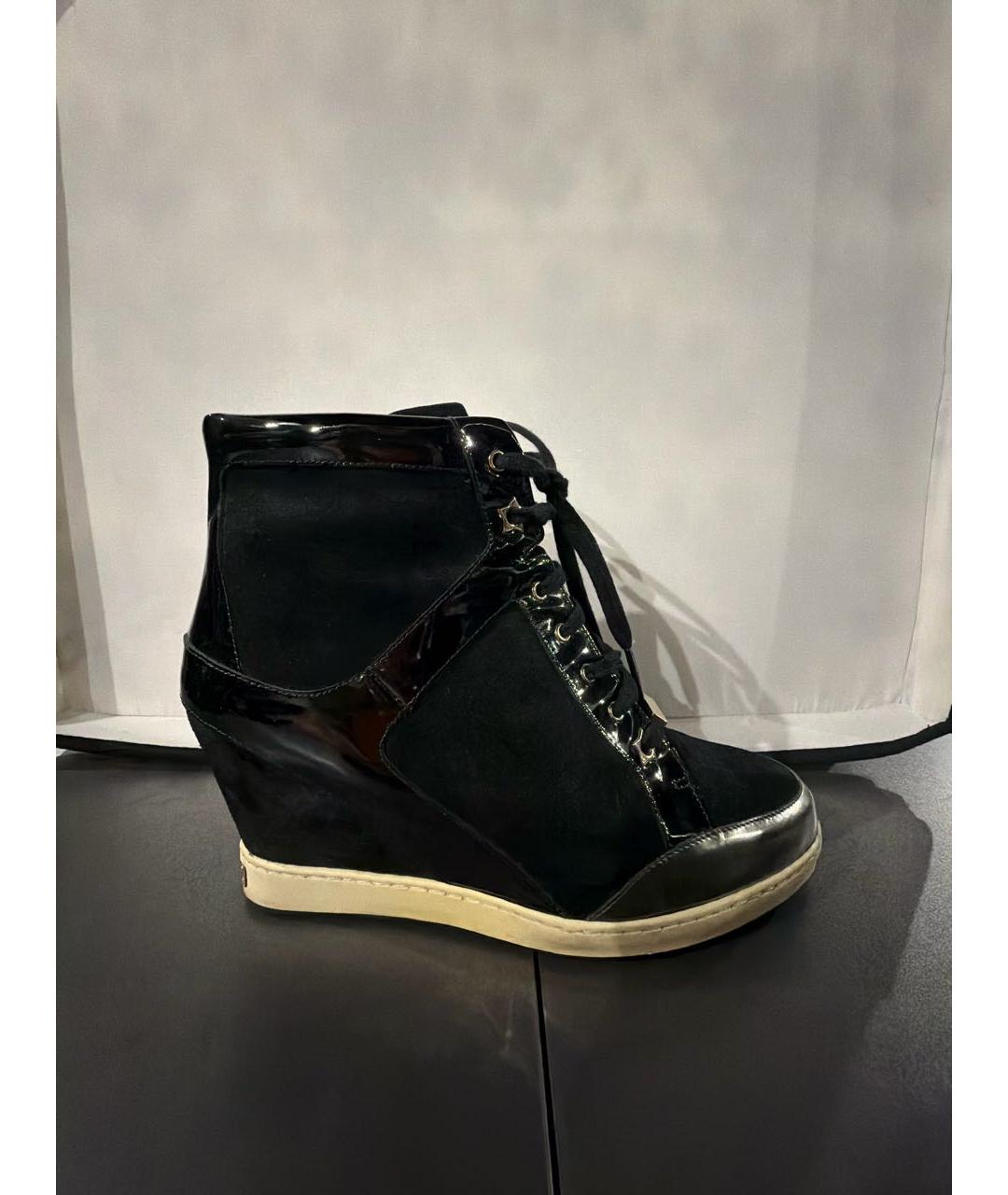 JIMMY CHOO Черные замшевые ботинки, фото 5