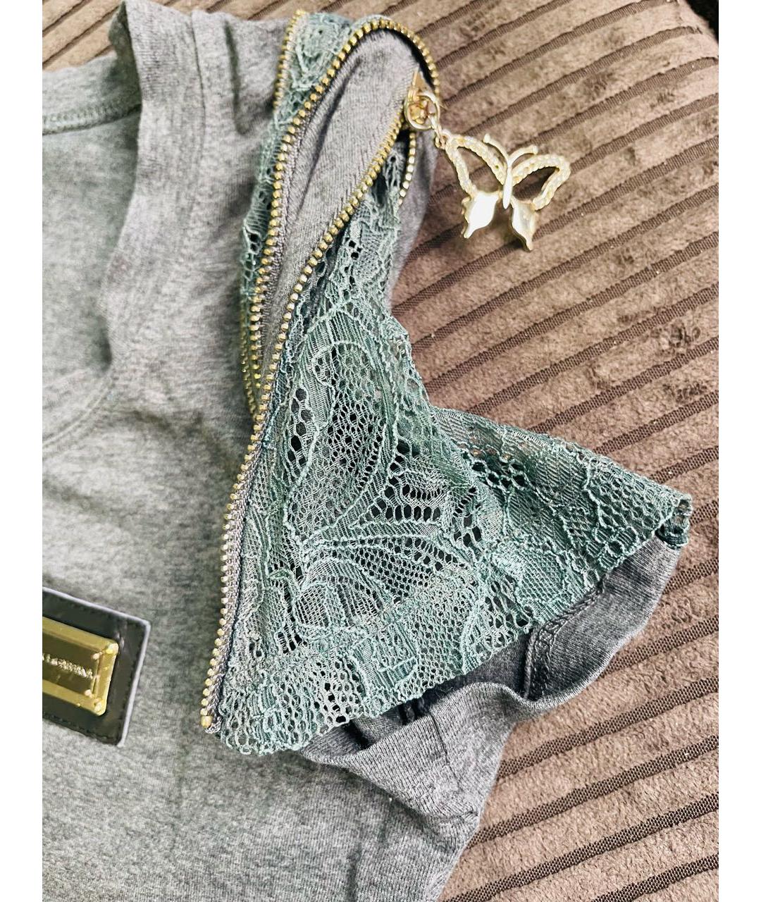 DOLCE&GABBANA Серая футболка, фото 2