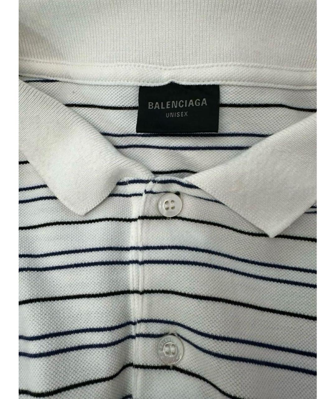 BALENCIAGA Хлопковое поло с коротким рукавом, фото 3