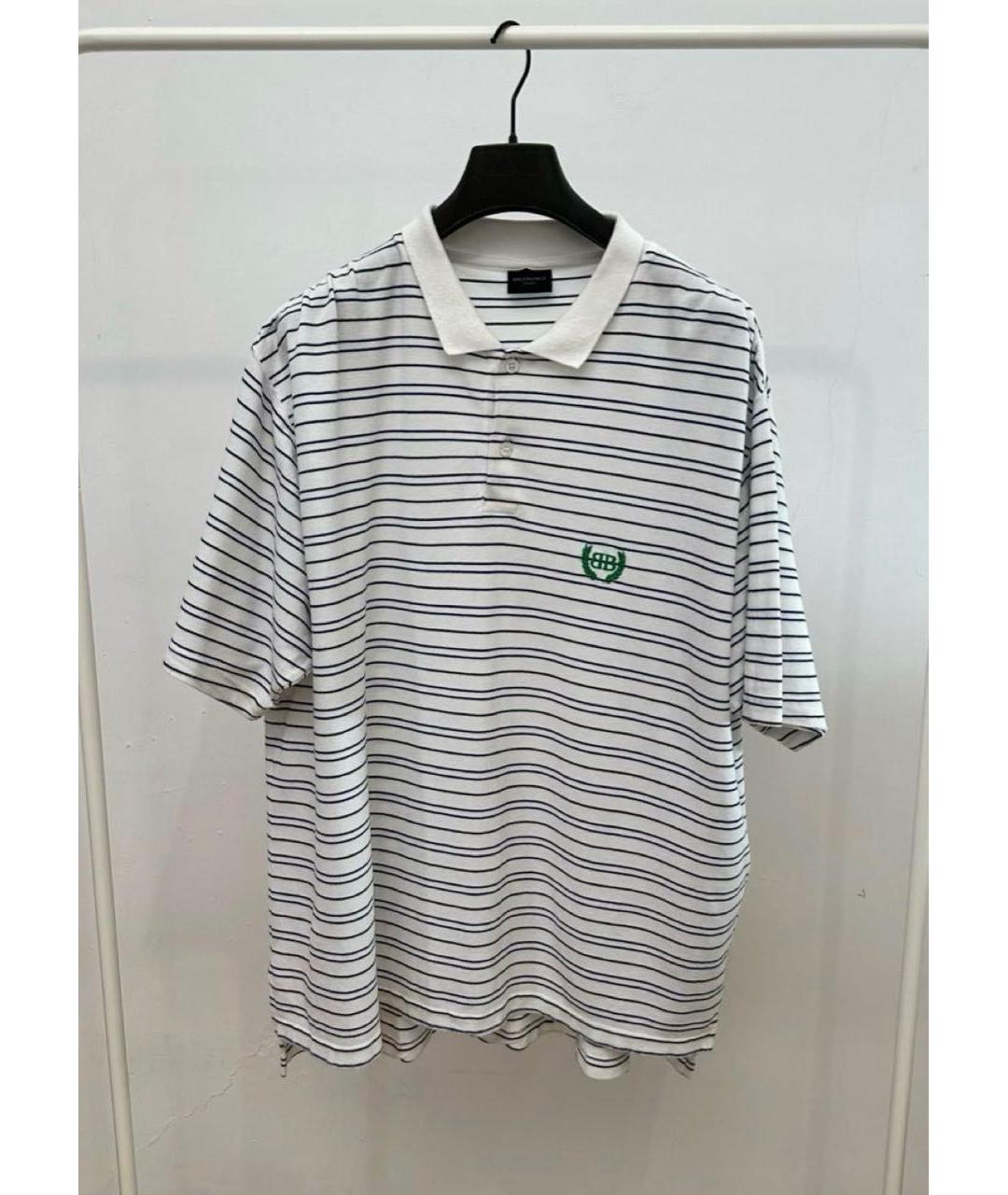 BALENCIAGA Хлопковое поло с коротким рукавом, фото 7