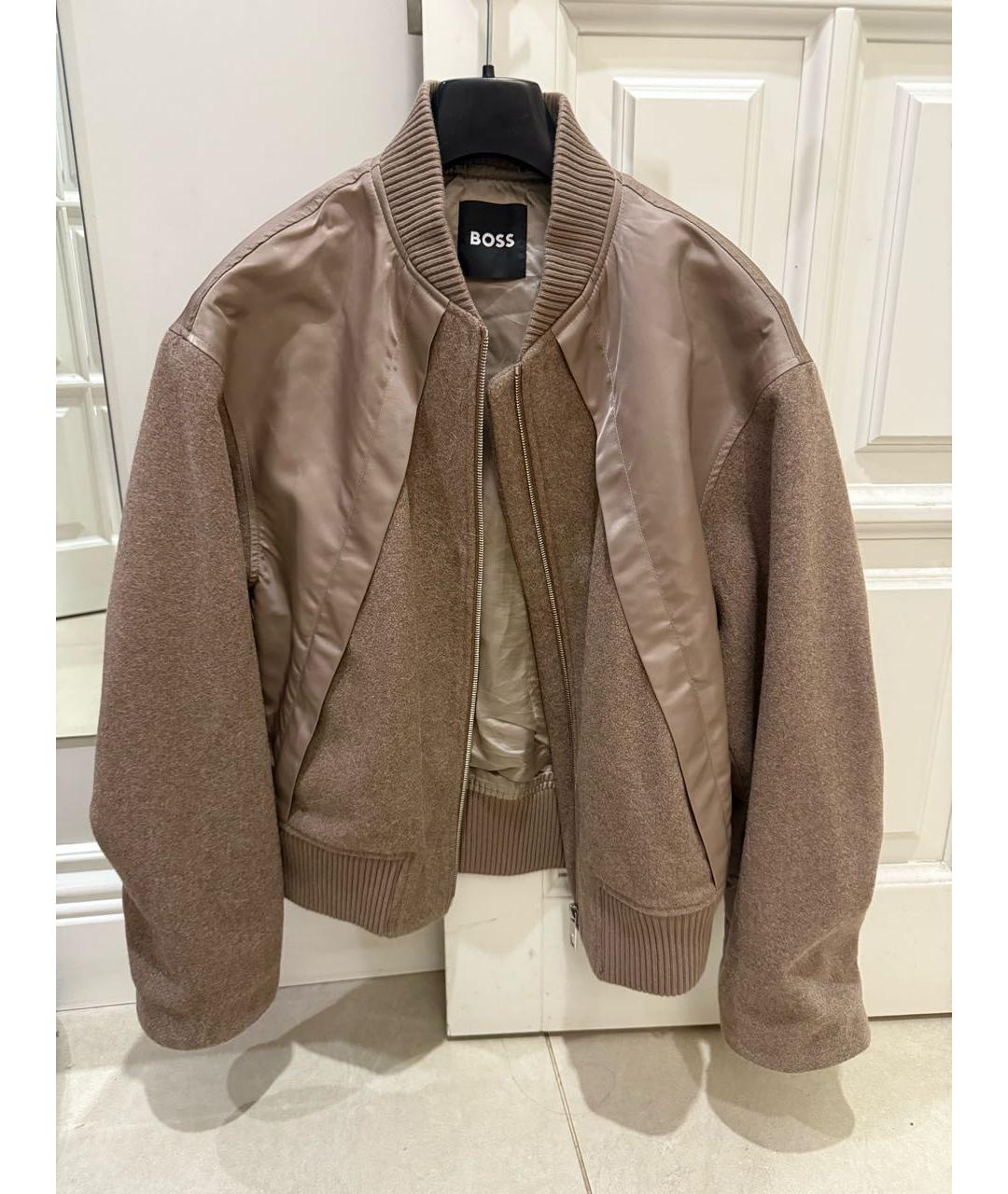 HUGO BOSS Коричневая шерстяная куртка, фото 5