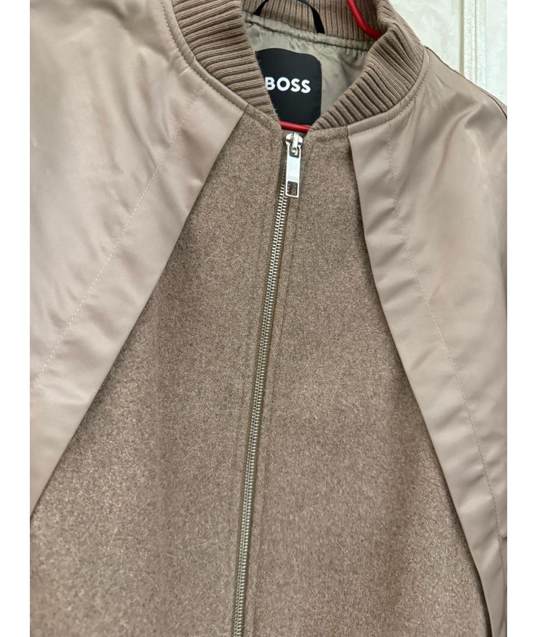 HUGO BOSS Коричневая шерстяная куртка, фото 4
