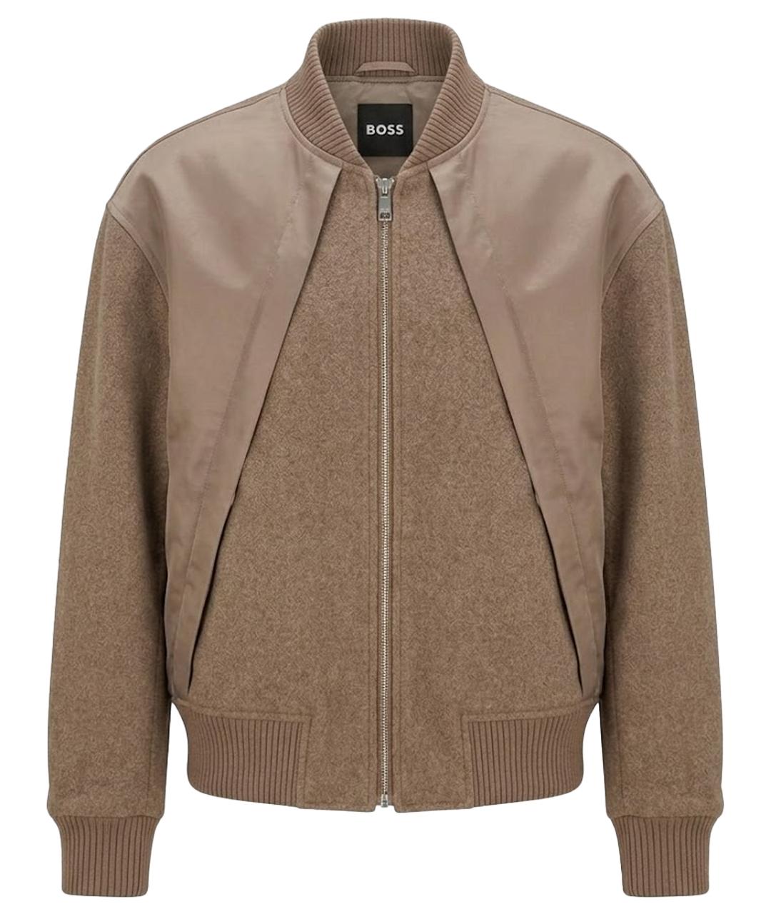 HUGO BOSS Коричневая шерстяная куртка, фото 1