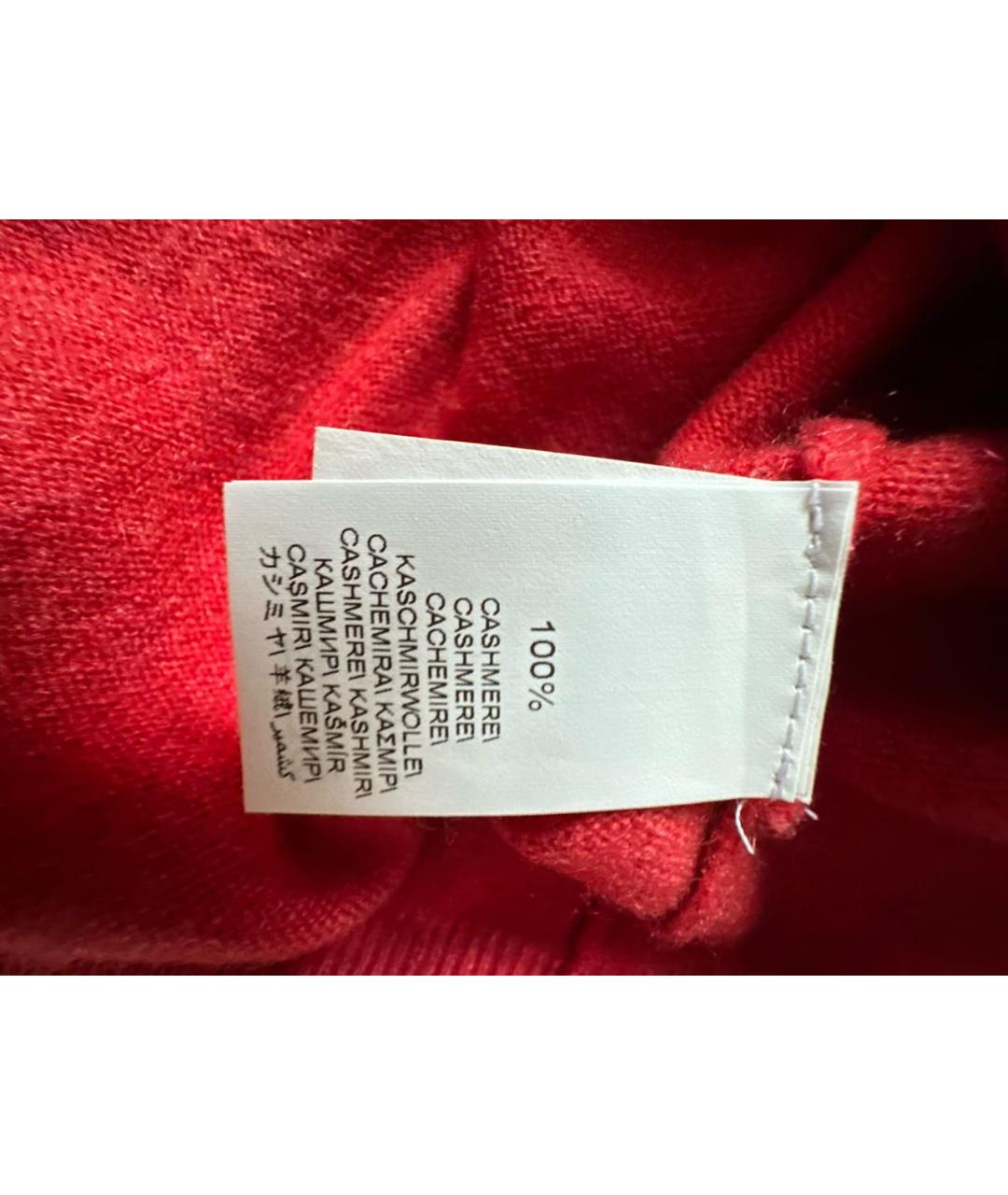 BRUNELLO CUCINELLI Красный кашемировый джемпер / свитер, фото 4