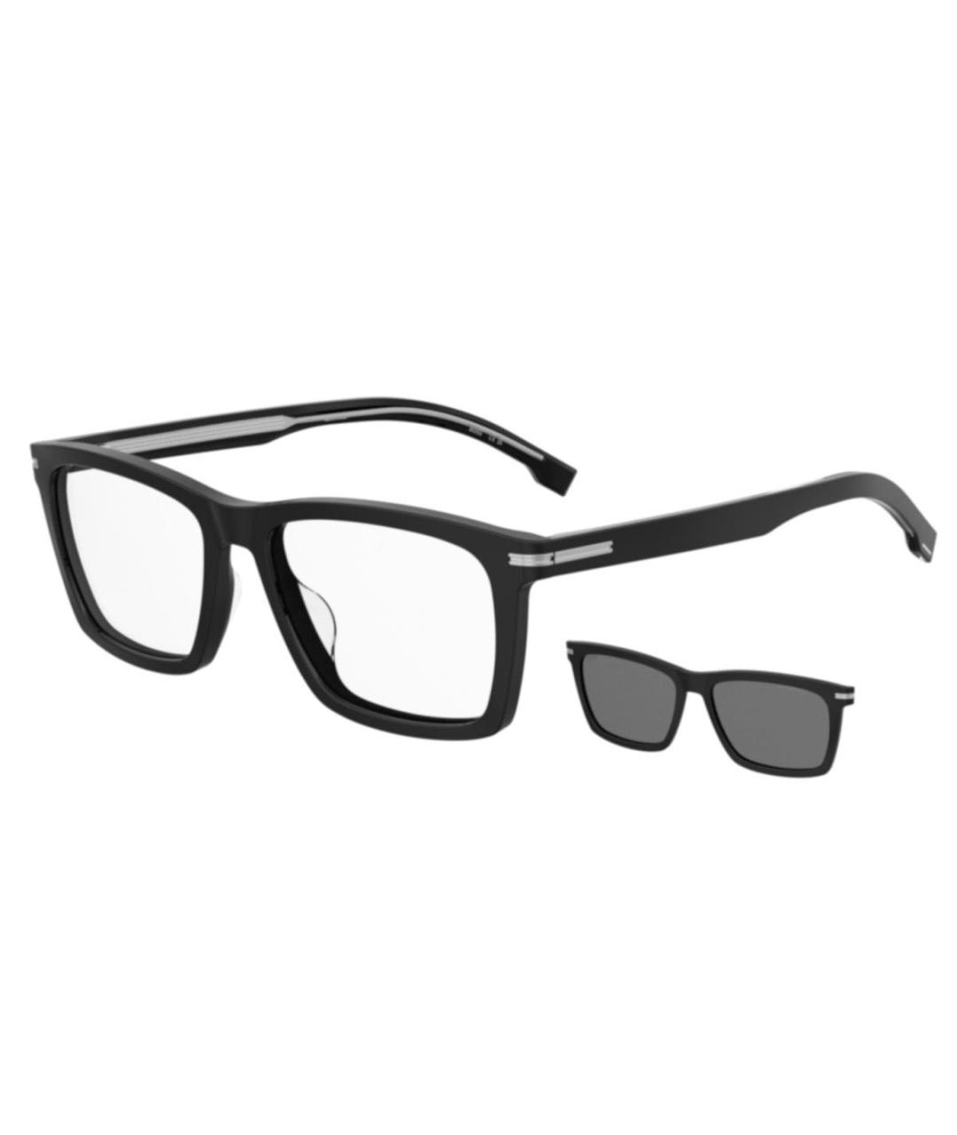 HUGO BOSS Черные пластиковые солнцезащитные очки, фото 8