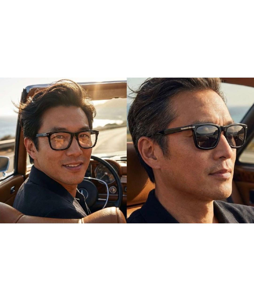 HUGO BOSS Черные пластиковые солнцезащитные очки, фото 7