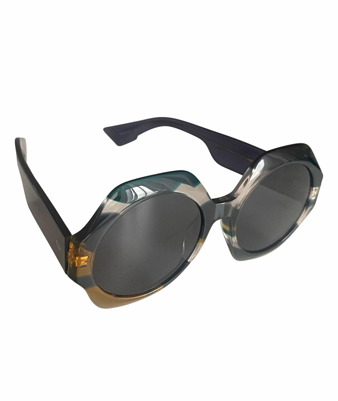 CHRISTIAN DIOR Мульти пластиковые солнцезащитные очки, фото 1