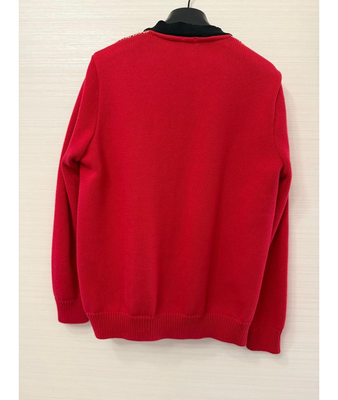 PINKO Красный хлопковый кардиган, фото 2