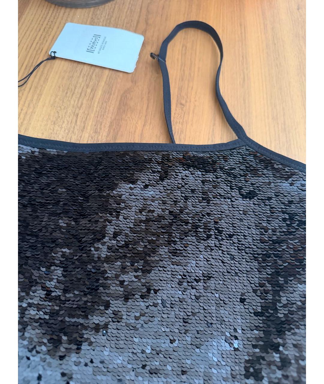 WOLFORD Черное полиэстеровое боди, фото 5