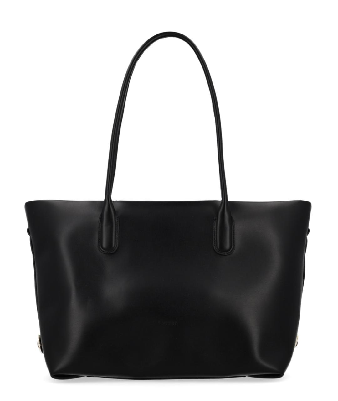 THEMOIRE Черная сумка тоут из искусственной кожи, фото 1