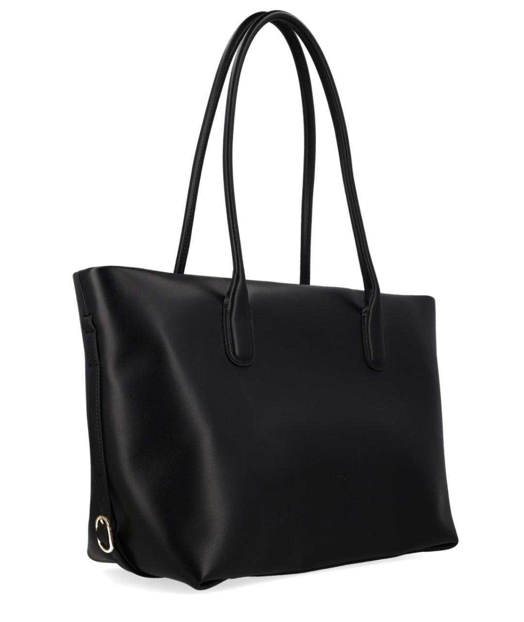 THEMOIRE Черная сумка тоут из искусственной кожи, фото 2