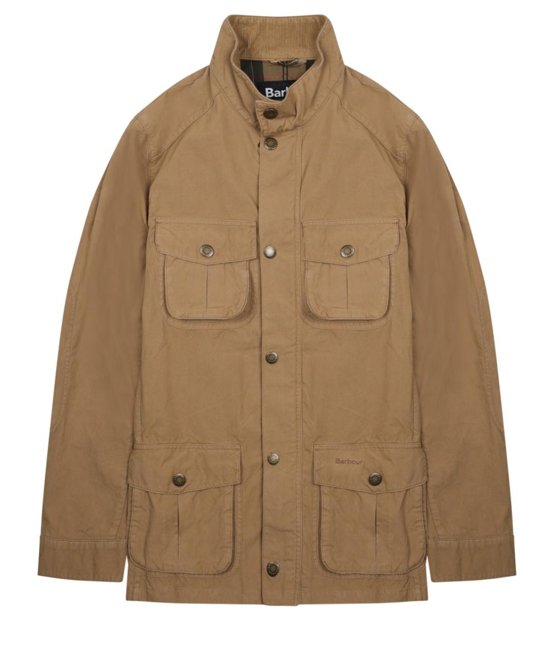 BARBOUR Коричневая хлопковая куртка, фото 1