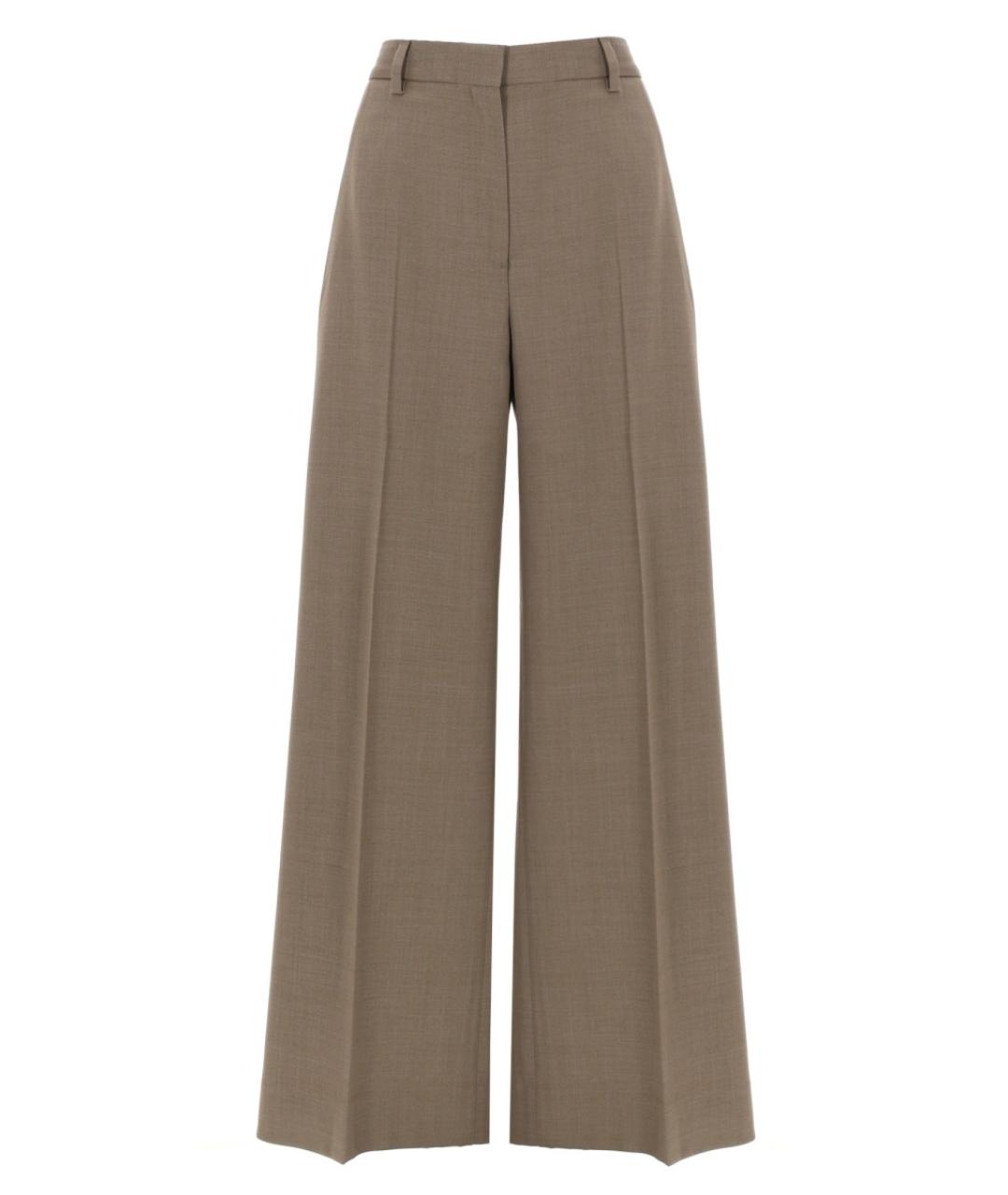 FILIPPA K Коричневые полиэстеровые брюки широкие, фото 1