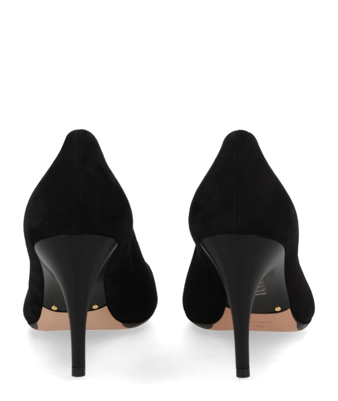 BALENCIAGA Черные кожаные туфли, фото 4