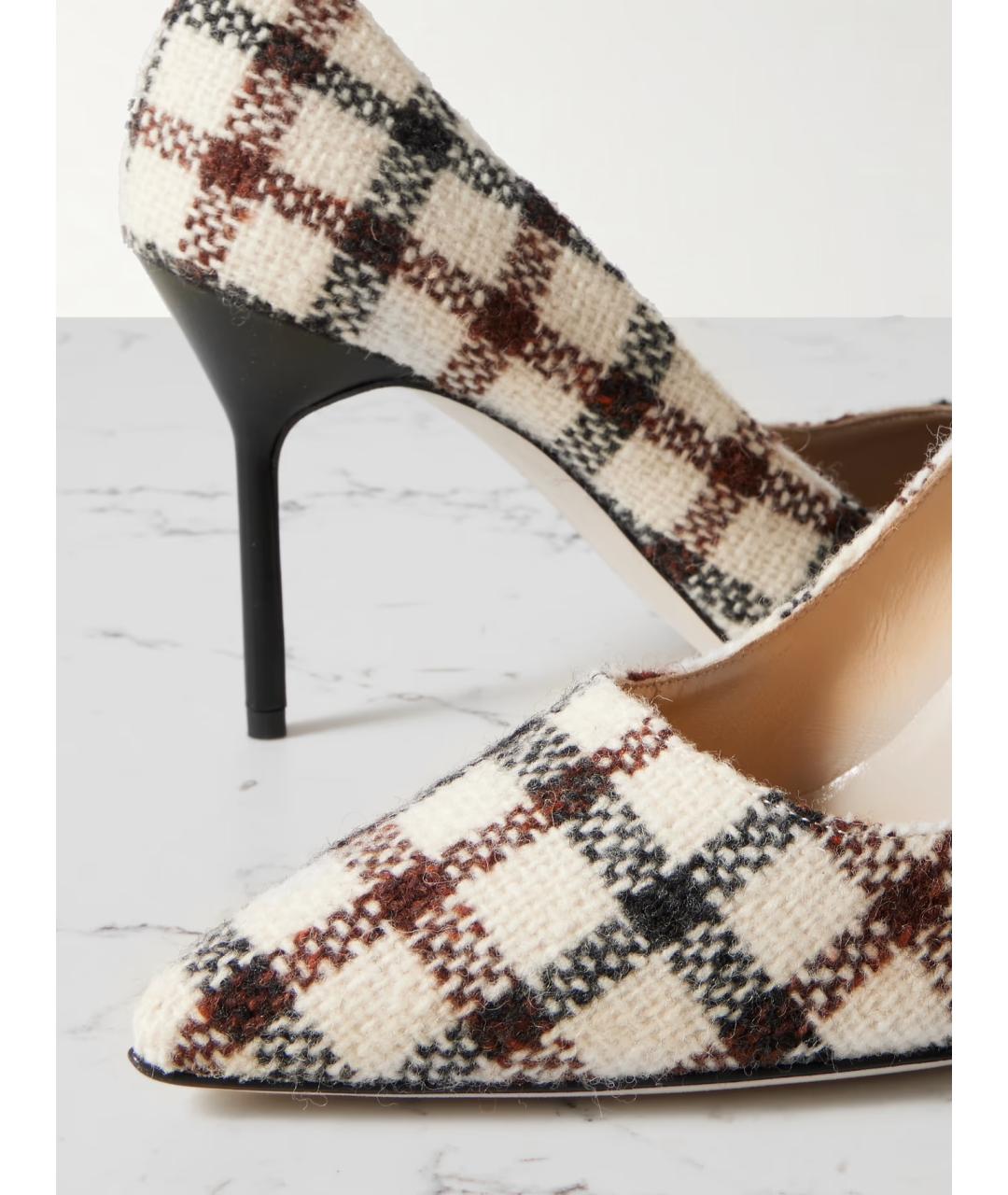 MANOLO BLAHNIK Мульти текстильные туфли, фото 4