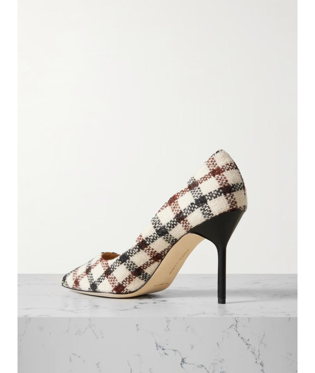 MANOLO BLAHNIK Мульти текстильные туфли, фото 3