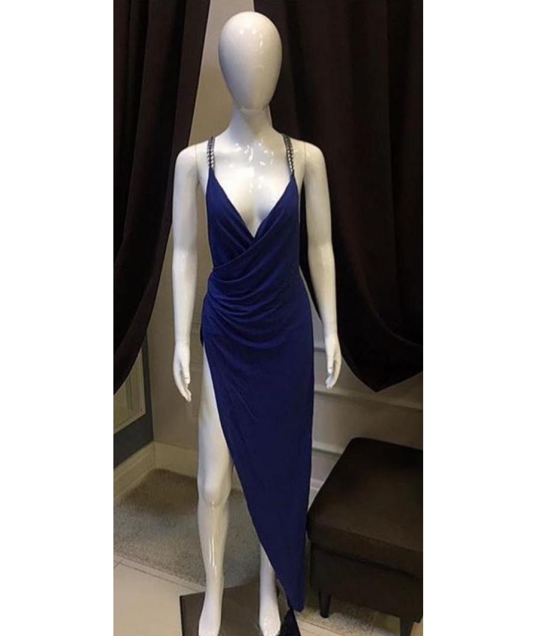 LA PERLA Синяя вискозная туника, фото 4