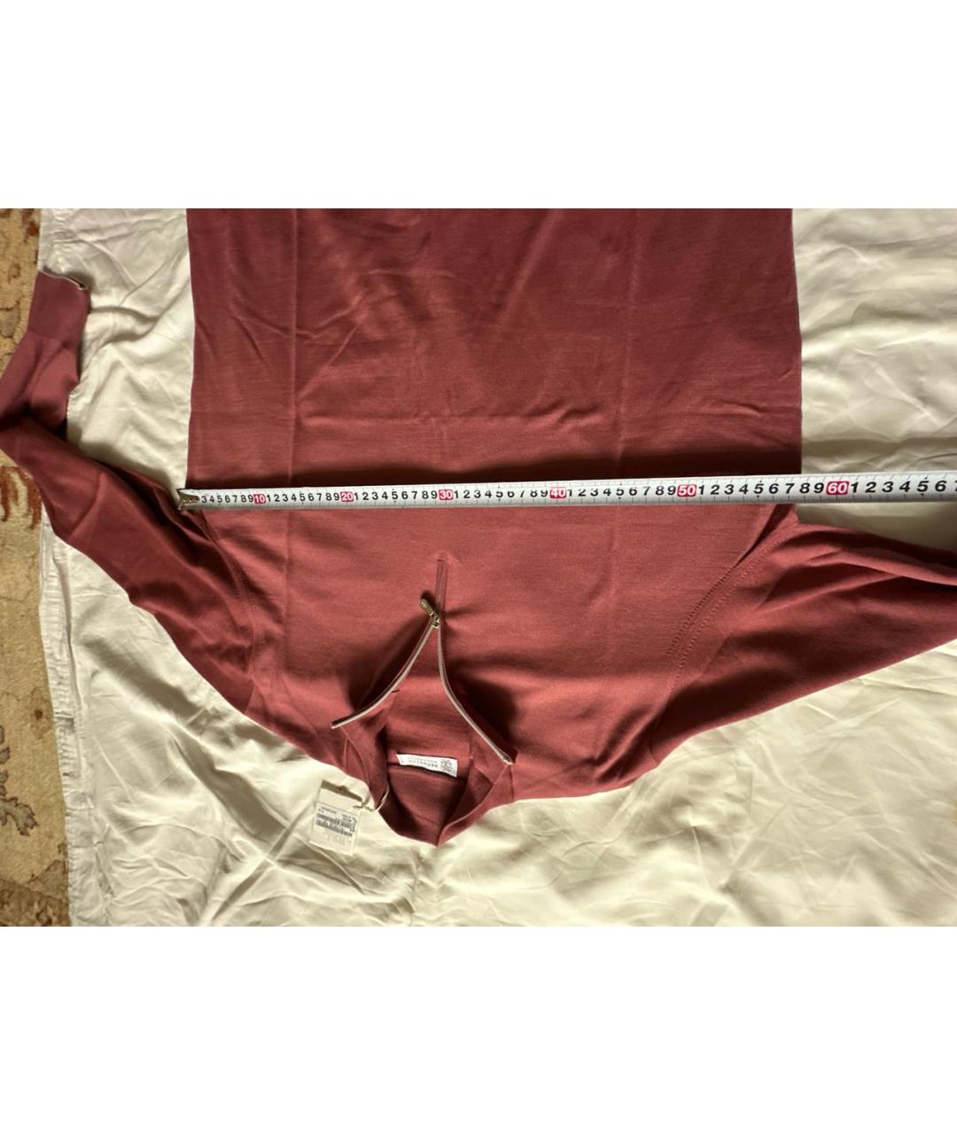 BRUNELLO CUCINELLI Коралловый шерстяной джемпер / свитер, фото 5