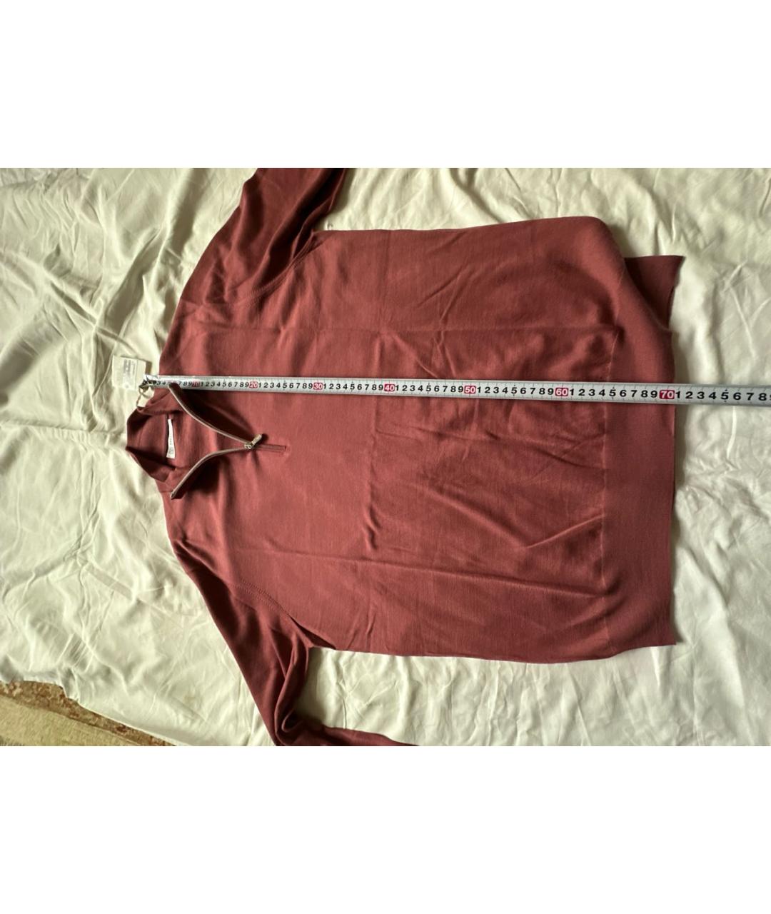 BRUNELLO CUCINELLI Коралловый шерстяной джемпер / свитер, фото 6