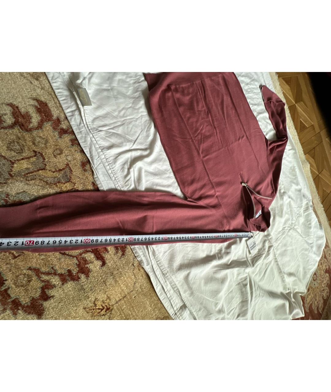 BRUNELLO CUCINELLI Коралловый шерстяной джемпер / свитер, фото 7