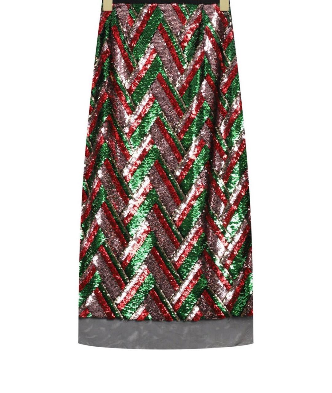 GUCCI Мульти юбка миди, фото 2