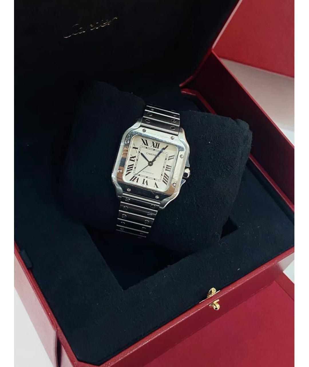 CARTIER Серебряные часы, фото 2