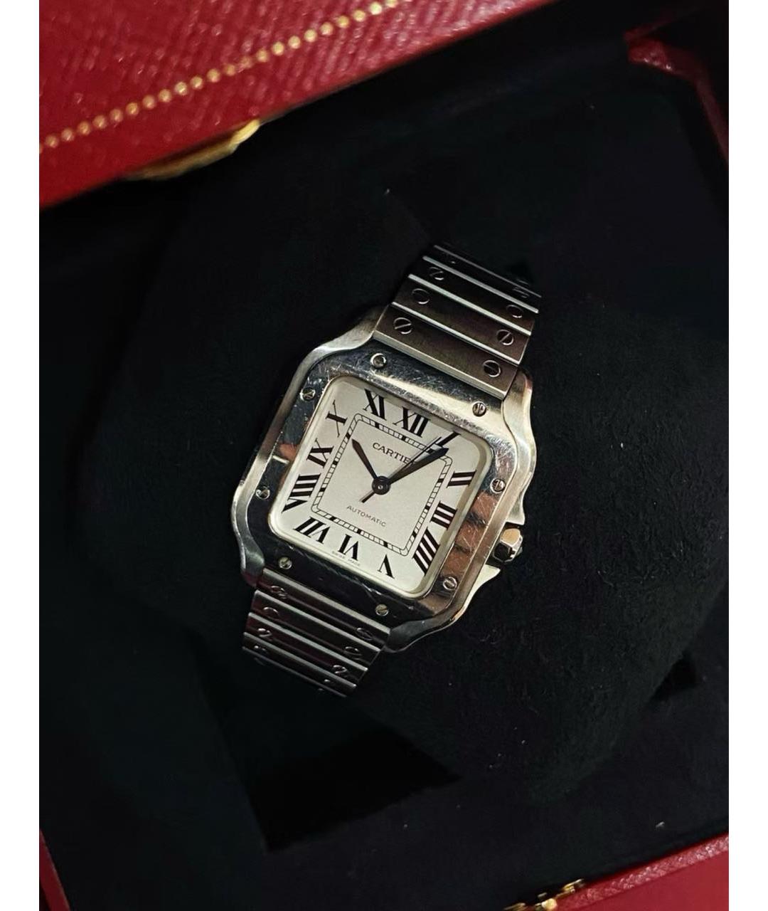 CARTIER Серебряные часы, фото 3