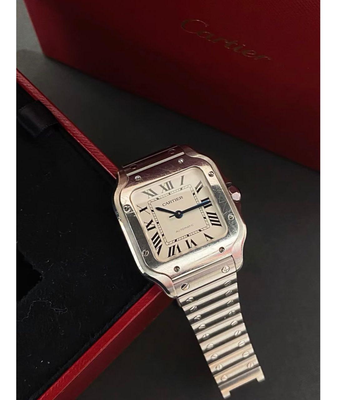 CARTIER Серебряные часы, фото 4