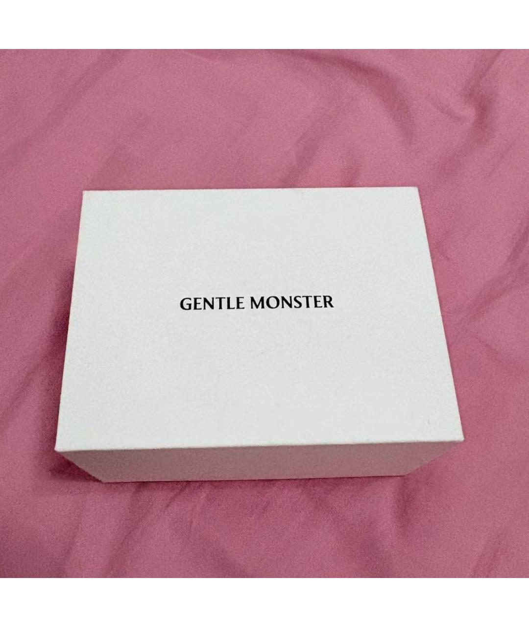GENTLE MONSTER Коричневые пластиковые солнцезащитные очки, фото 4