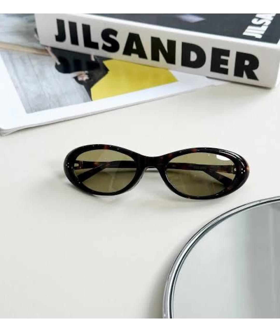 GENTLE MONSTER Коричневые пластиковые солнцезащитные очки, фото 3