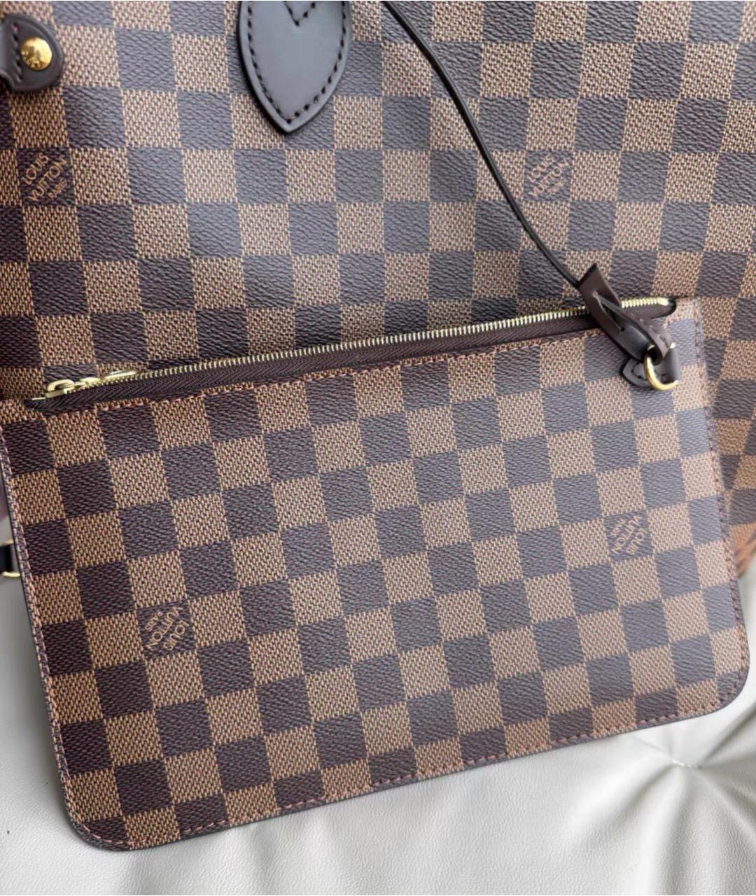 LOUIS VUITTON Коричневая сумка тоут, фото 4