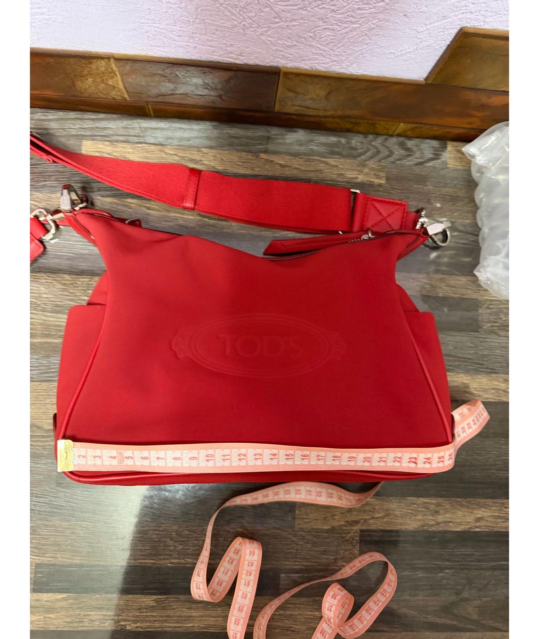 TOD'S Красная сумка через плечо, фото 7