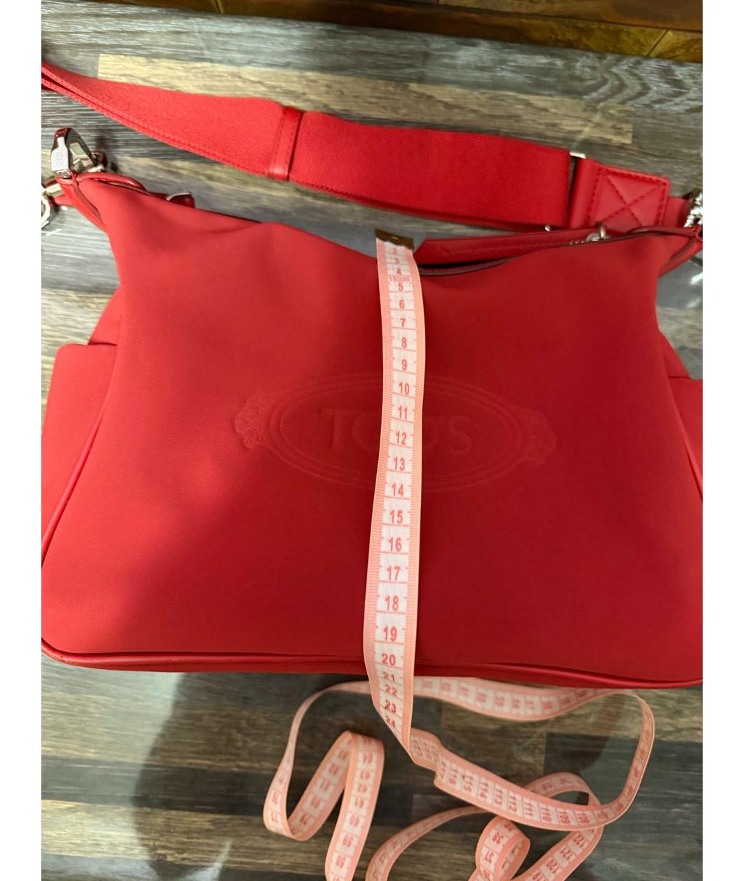 TOD'S Красная сумка через плечо, фото 8