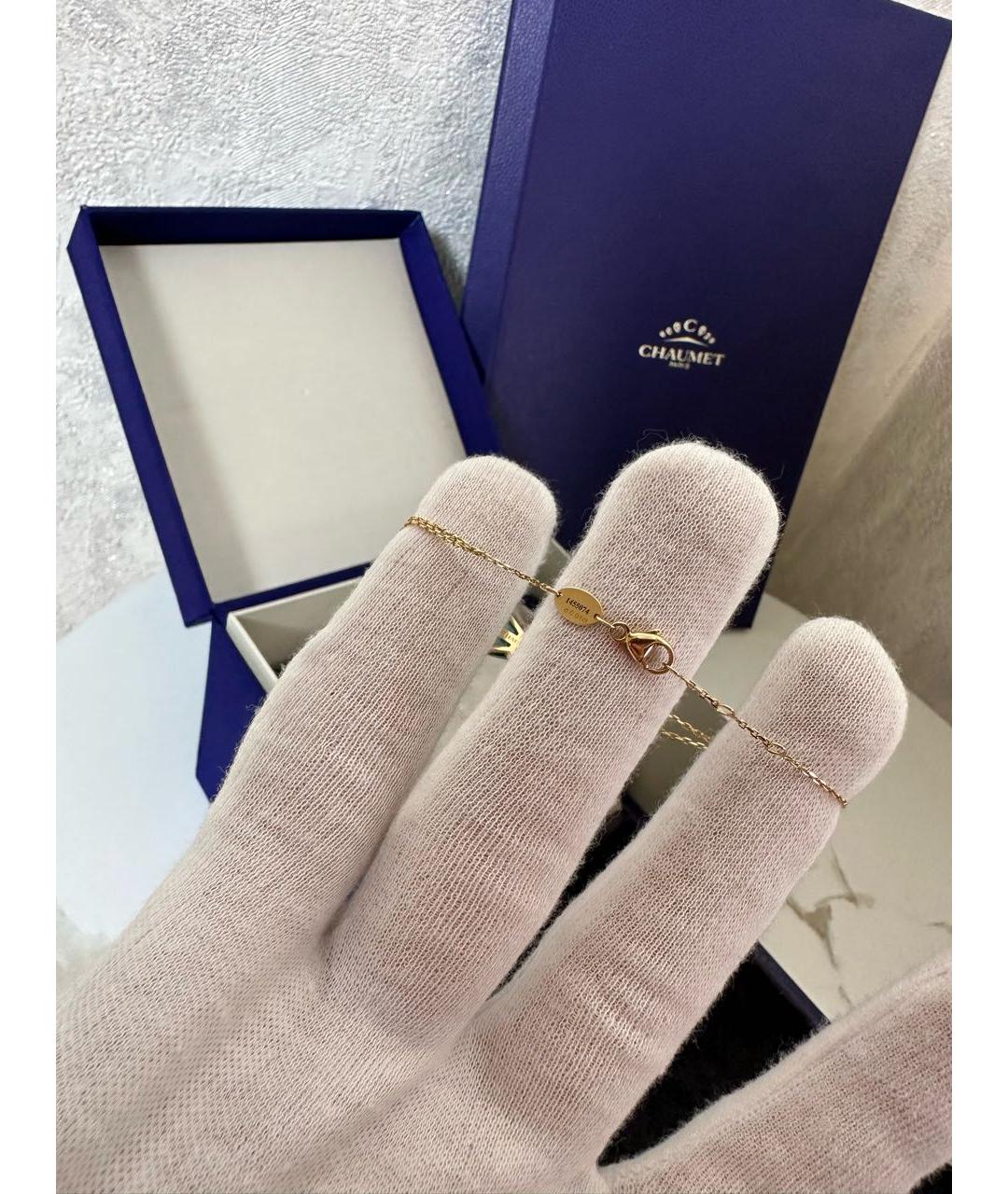 CHAUMET Голубой браслет из желтого золота, фото 6