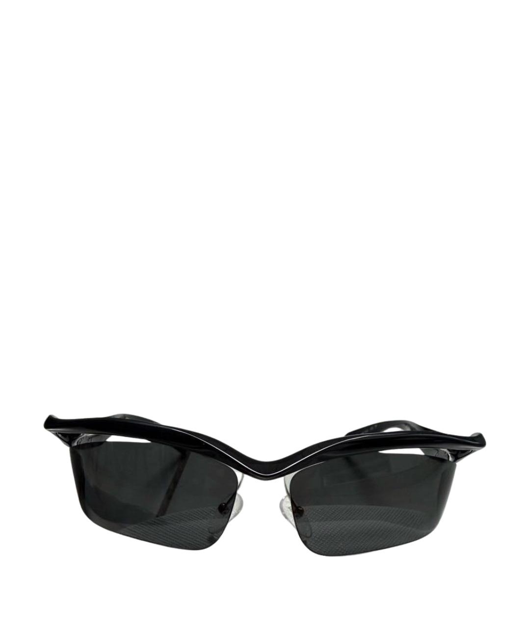 PRADA Черные пластиковые солнцезащитные очки, фото 1