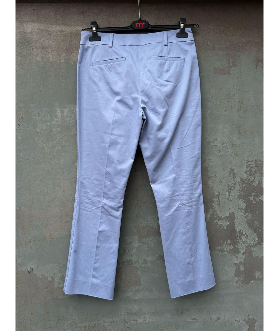 SPORT MAX CODE Голубые прямые брюки, фото 2