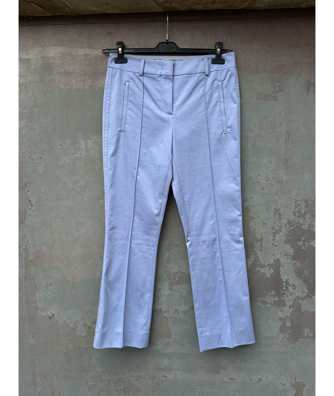 SPORT MAX CODE Голубые прямые брюки, фото 9